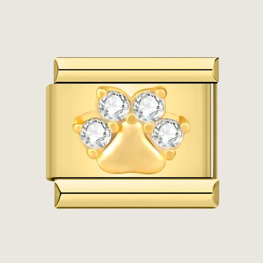 Glitzerne Pfote