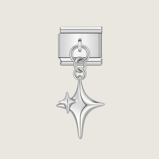 Silber Stern Anhänger